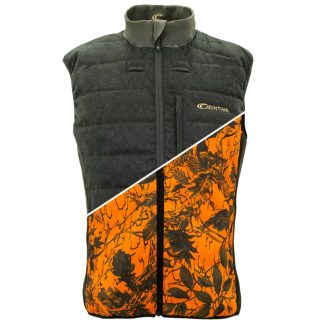 Двусторонняя куртка G-LOFT® Ultra Loden Reversible Vest Carinthia Olive / Orange Blaze Camo