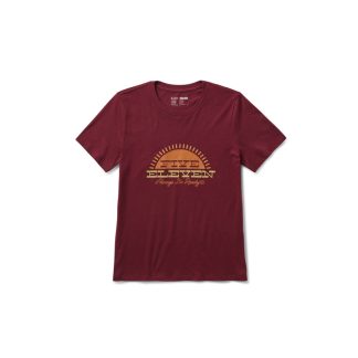 Женская Футболка Shooters Sunset Short Sleeve Tee 5.11 Бургундия